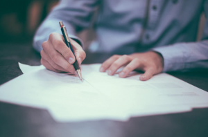 signing contract